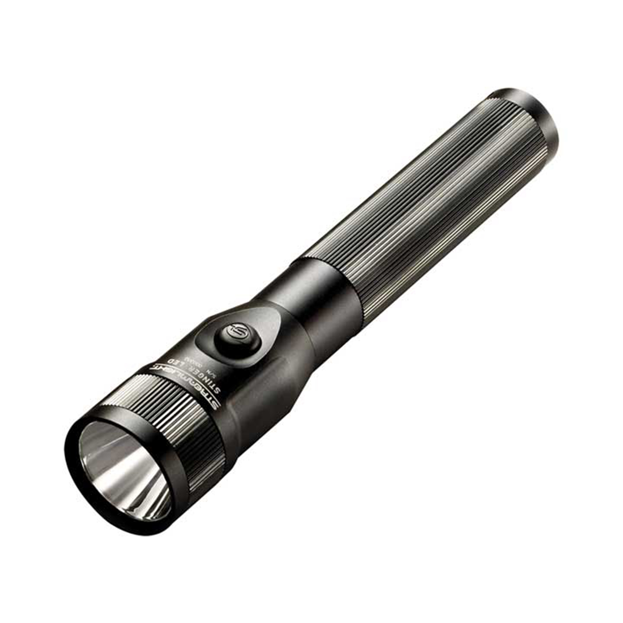 Streamlight Stinger LED Flashlight with PiggyBack Smart Charger — 600 Lumens, Red, 120V/100V AC & 12V DC Compatible, Model# SLI75612